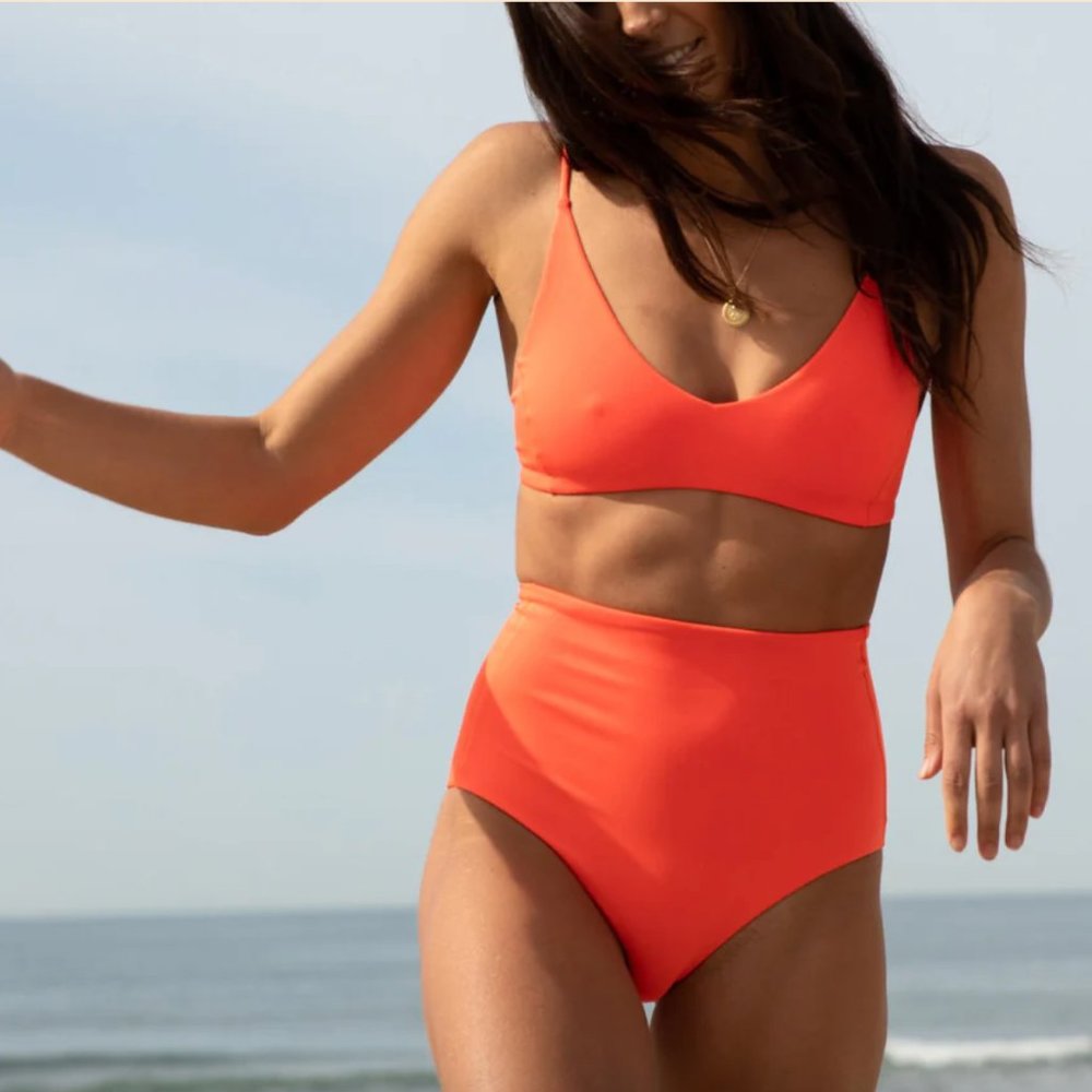 NWT Left on Friday Hi Tide Bottom in Aperol